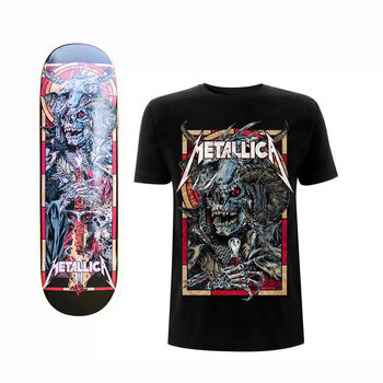 The Four Horsemen War Skate Deck and T-Shirt Bundle, , hi-res